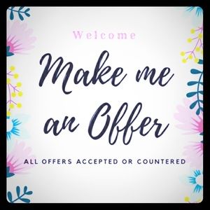 Welcome! Reasonable offers accepted or countered.